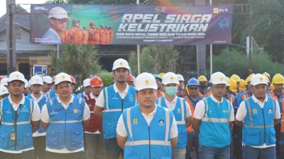 Jelang Natal dan Tahun Baru 2024, PLN Purwakarta Apel Siaga Pasokan Keandalan Listrik