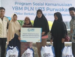 Peduli Warga Sekitar, Yayasan Baitul Maal UP3 Purwakarta Berikan bantuan 40 Paket Sembako