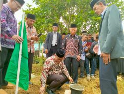 Sekum PP Muhammadiyah Gelar Groundbreaking Pondok Modern Darussalam di Purwakarta