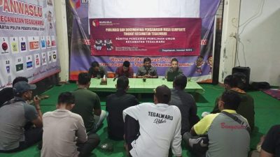 Jelang Masa Tenang dan Distribusi Logistik Panwascam Tegalwaru, Siap Tingkatkan Kualitas Pengawasan