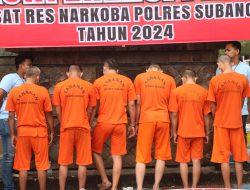 Operasi Antik Lodaya, Satres Narkoba Amankan Enam Tersangka
