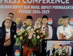 Boyong Ribuan Massa, Yadi-Pipin Pungkas Pendaftaran Pilkada Purwakarta ke KPU