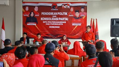 Rajut Soliditas Kader, PDIP Purwakarta Gelar Pendidikan Politik dan Konsolidasi Partai
