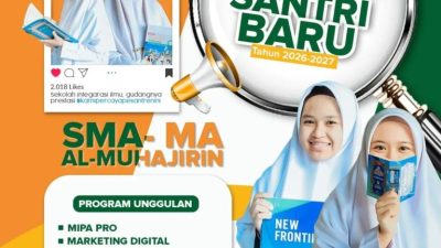 SMA-MA Al-Muhajirin Pusat Purwakarta Buka Pendaftaran Santri Baru Tahun Ajaran 2026/2027, Daftar Sekarang